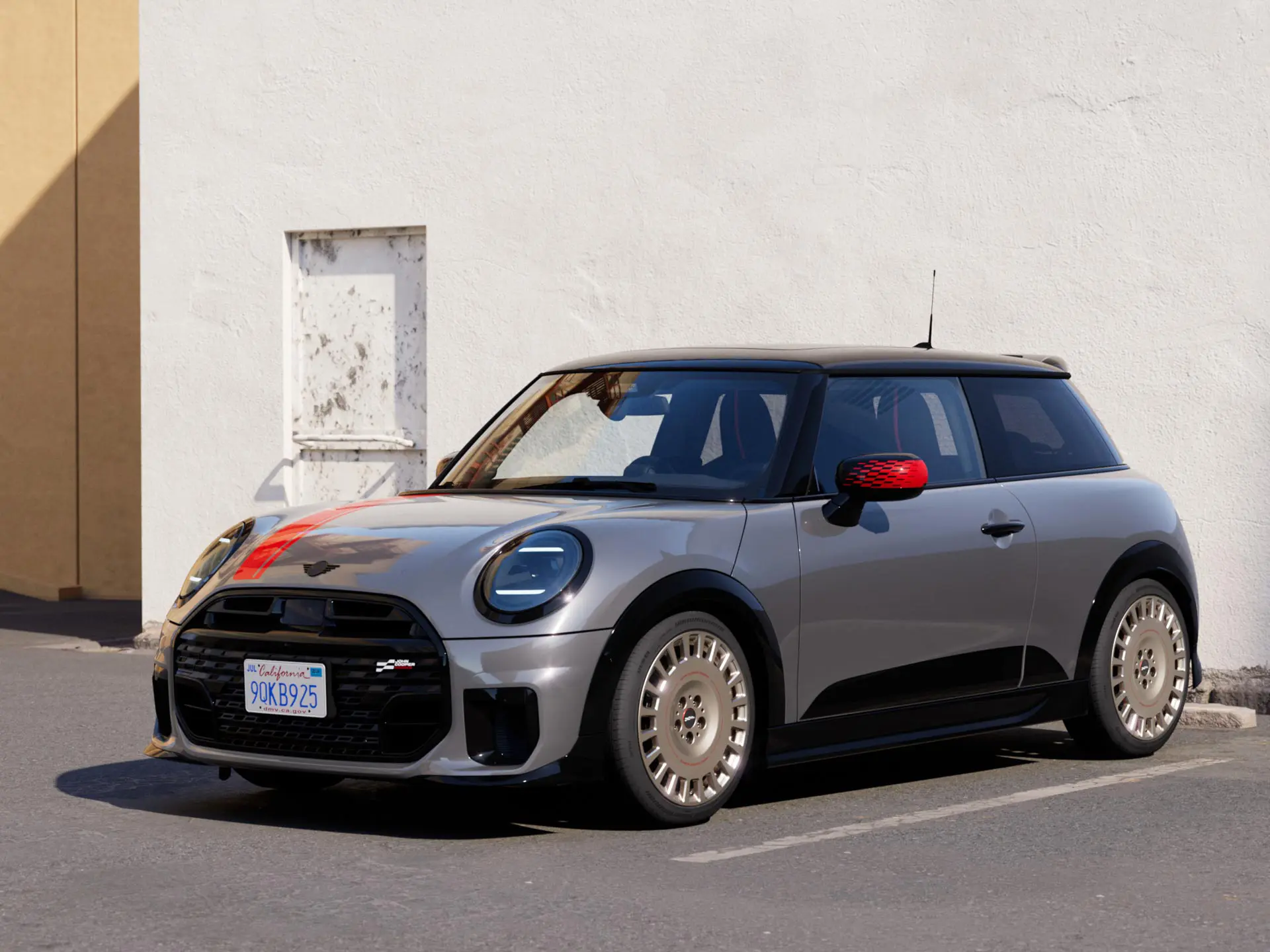 Seitenansicht des MINI Cooper