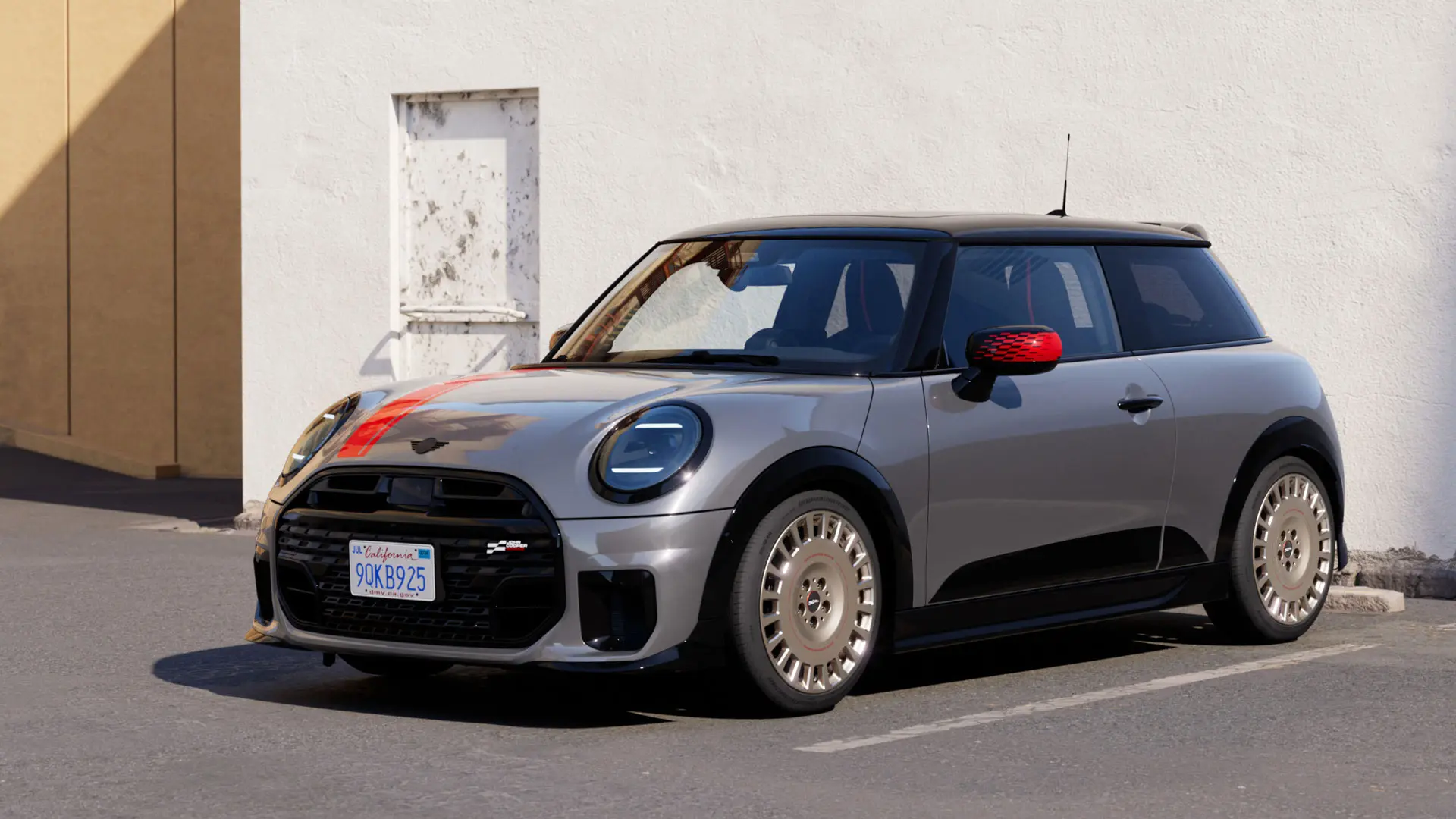 Seitenansicht des MINI Cooper