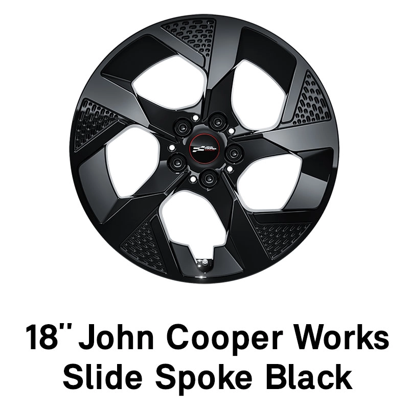 MINI – Ausstattung – 18 Zoll JCW Slide Spoke Black