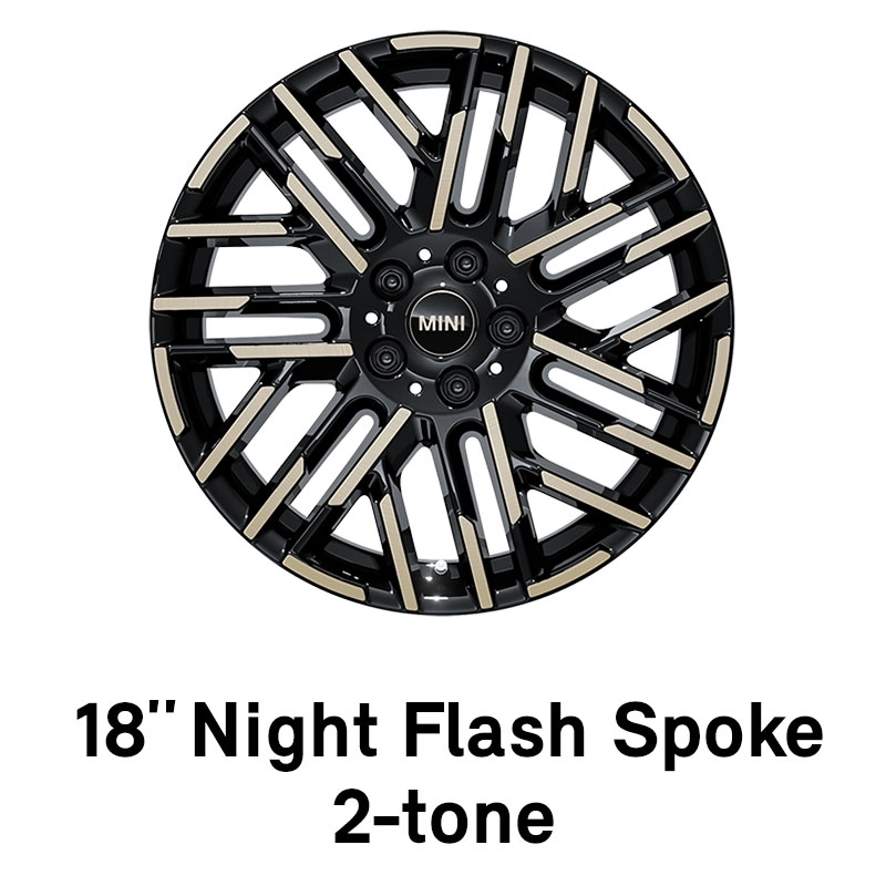 MINI – Ausstattung – 18 Zoll Night Flash Spoke 2-tone