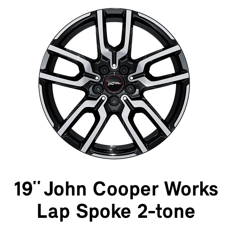 MINI – Ausstattung – 19 Zoll JCW Lap Spoke 2-tone