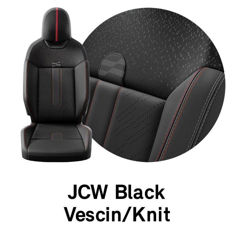 MINI – Ausstattung – JCW Vescin/Strick Schwarz
