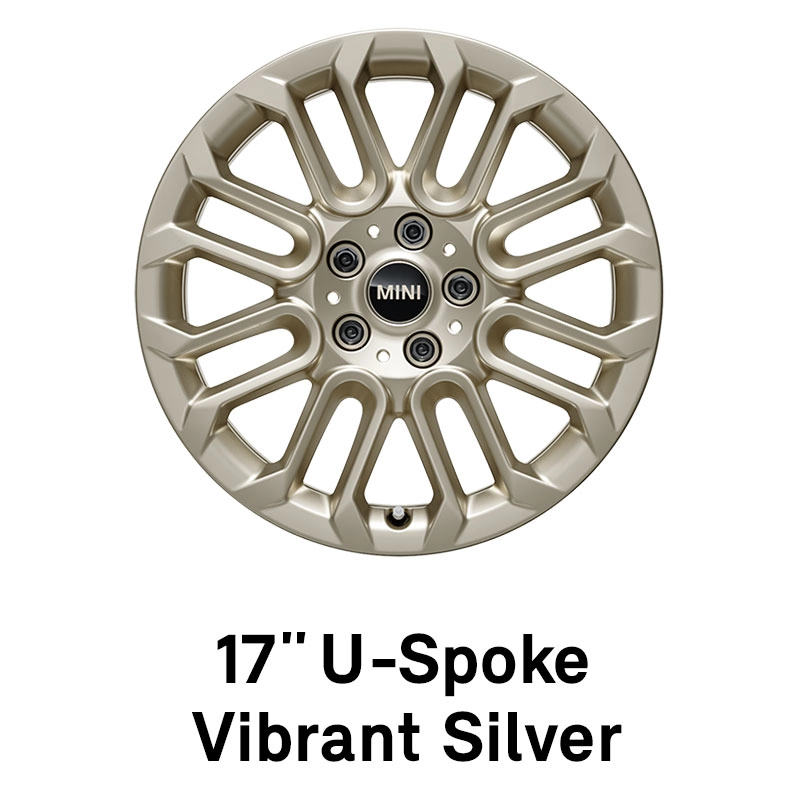 MINI – Ausstattung – 17 Zoll U-Spoke Vibrant Silver