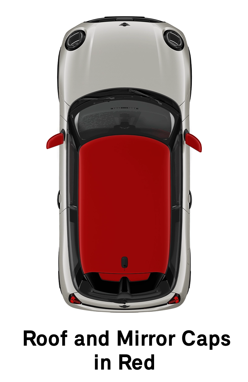  MINI – Ausstattung – JCW Trim – Dach in Rot