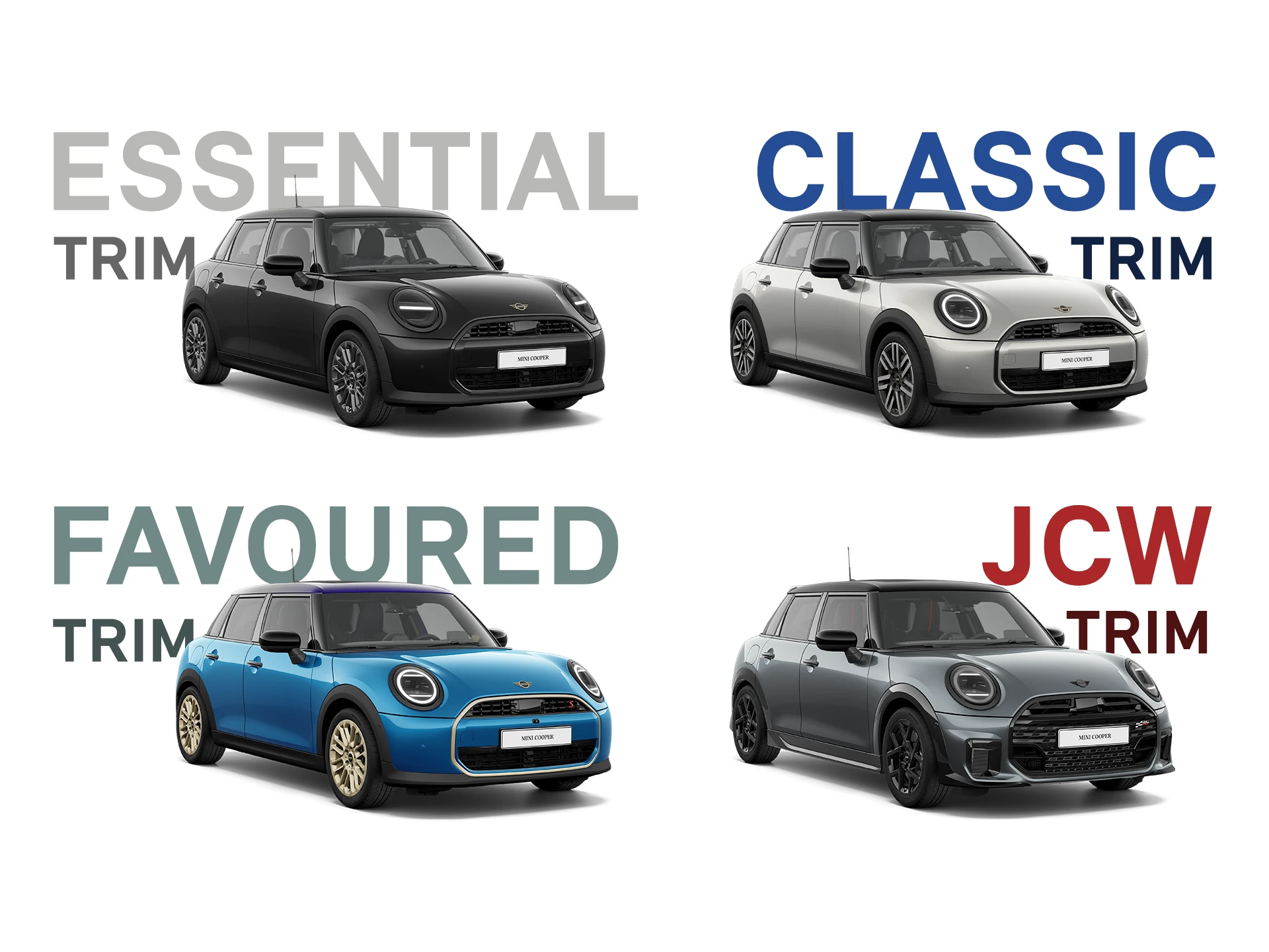 MINI Cooper 5-Türer – TRIM Collage