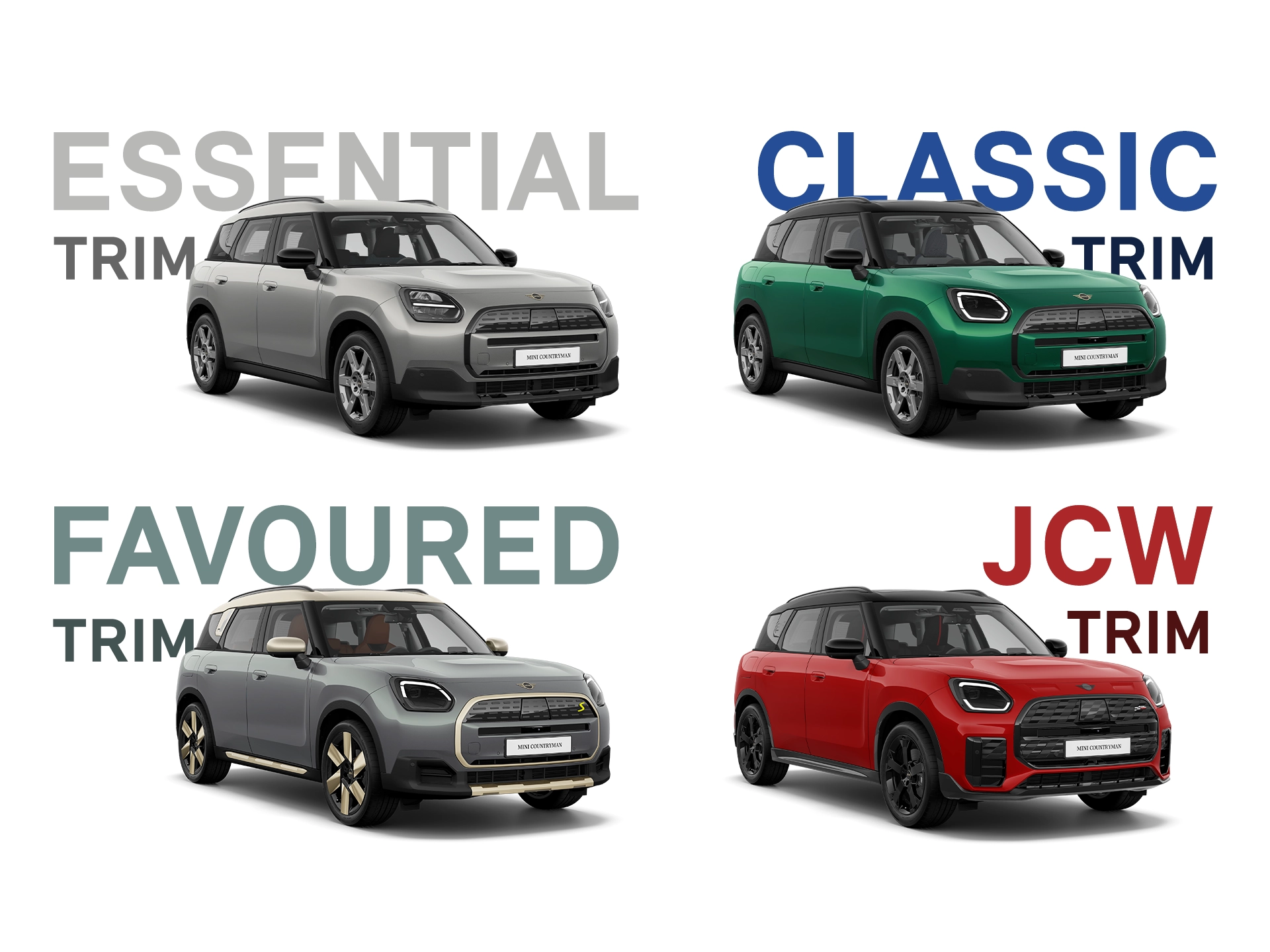 MINI Countryman Electric – TRIM Collage