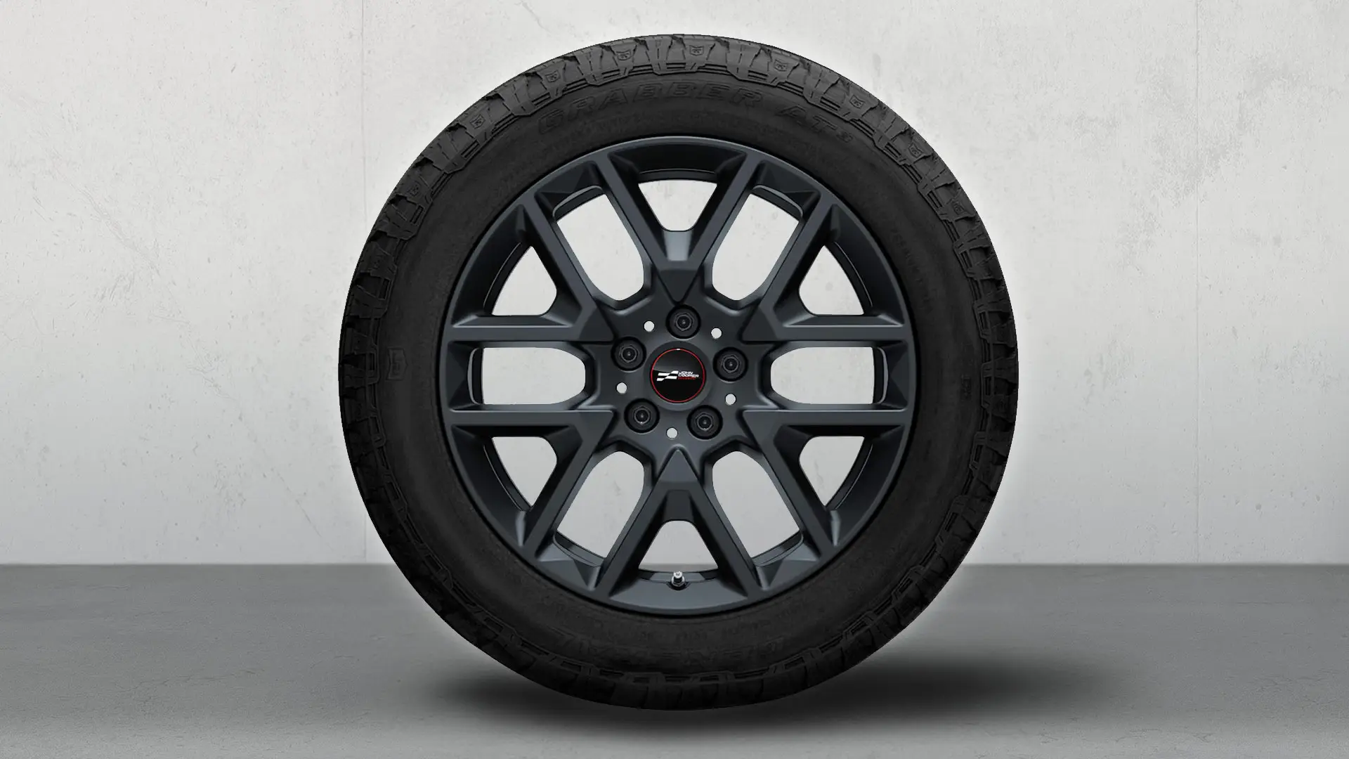 18" JCW Y-Spoke 945 Leichtmetallfelge in Frozen Midnight Grey. 