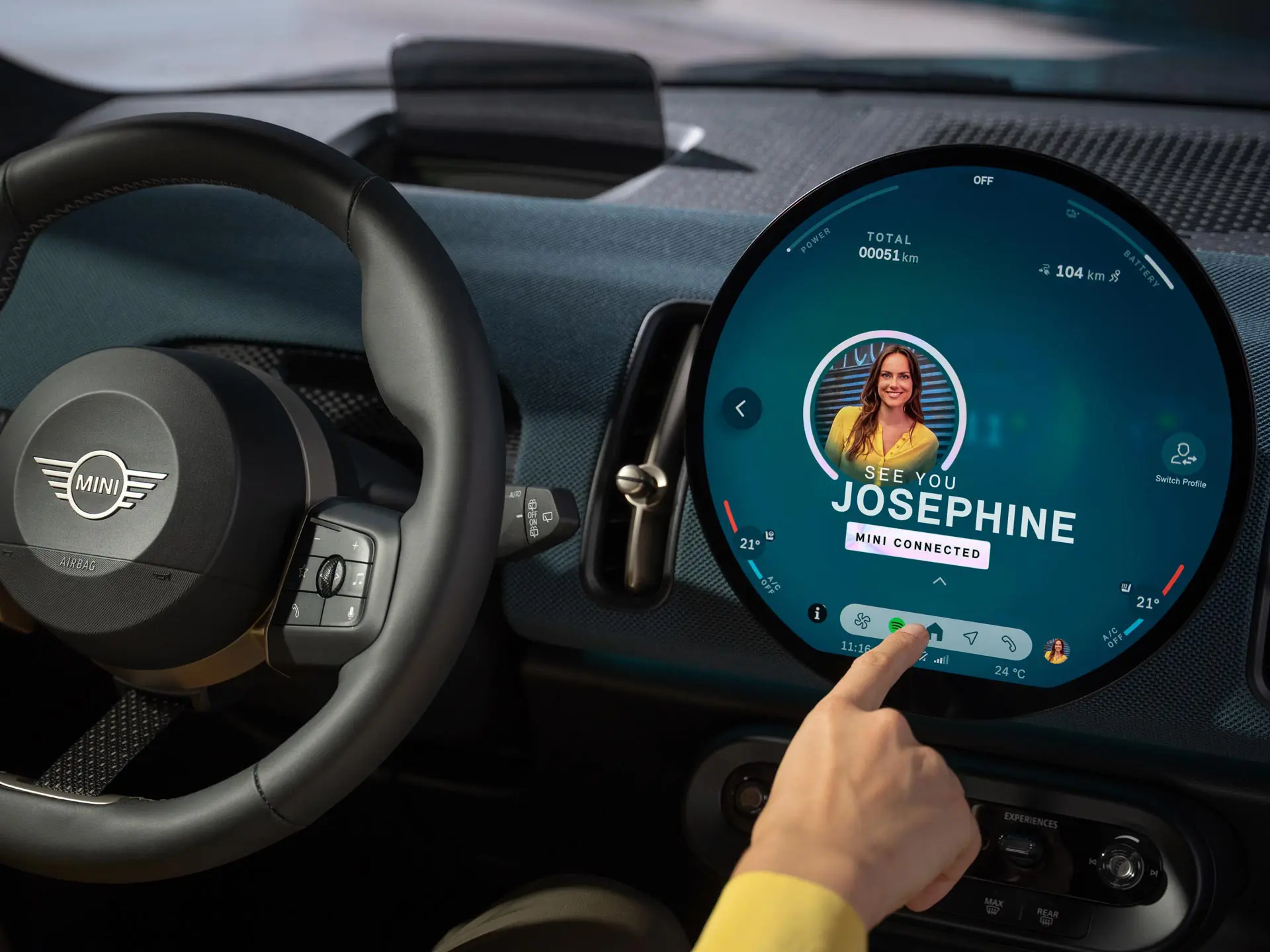 Ansicht von MINI Connected.