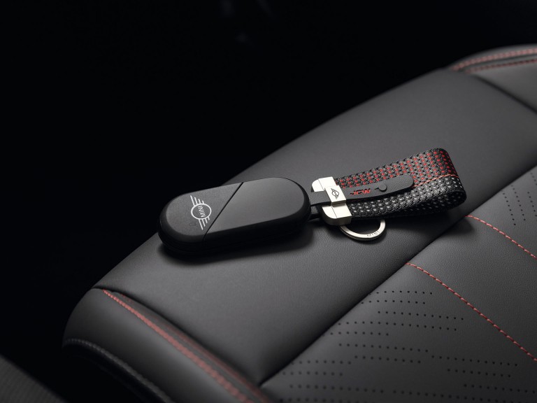 Portachiavi Mini JCW Design Alcantara - Per Modelli F54 F55 F56 F57 F60, Multicolore