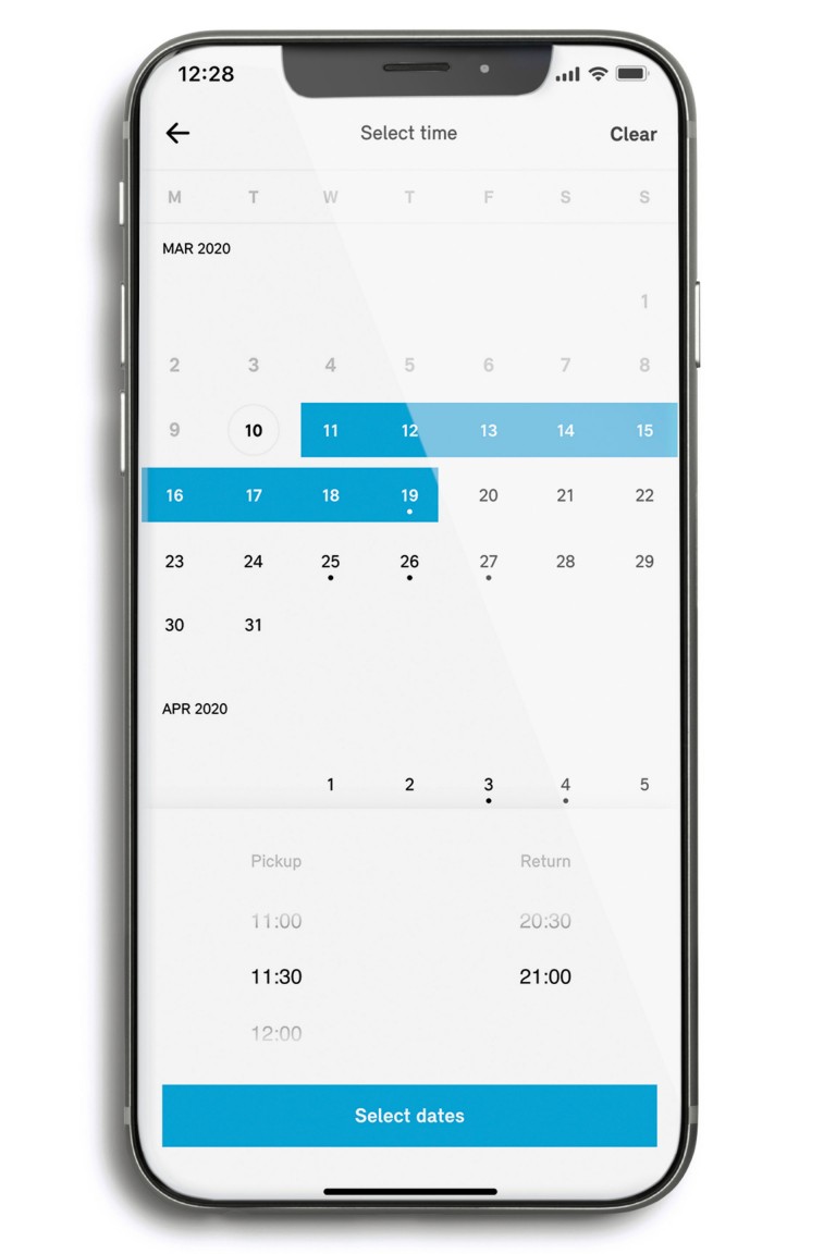 MINI Sharing – MINI Sharing App – Kalender