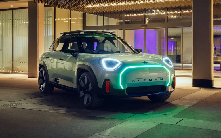  Das vollelektrische MINI Cabrio - Die Front