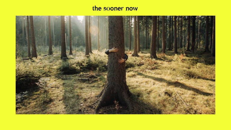 The Sooner Now - Moodbild mit Logo-Leiste