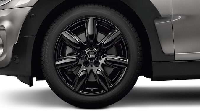 MINI 17 Zoll Leichtmetallräder Bridge Spoke 528, Jet Black Uni