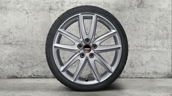 MINI 18 Zoll Leichtmetallräder JCW Grip Spoke 815, Bright Silver  