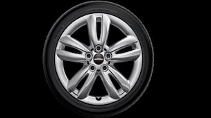 17" Leichtmetallräder JCW Track Spoke 501, Bright Silver Metallic