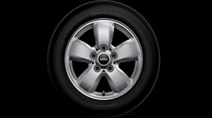 15" Leichtmetallräder Heli Spoke 492, Bright Silver Metallic