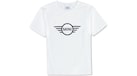 MINI Embossed Wing Logo T-Shirt Damen Weiß/Schwarz