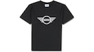 MINI Embossed Wing Logo T-Shirt Damen Schwarz/Weiß