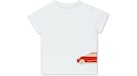 MINI Car Silhouette T-Shirt Kinder Weiß/Rebel Red