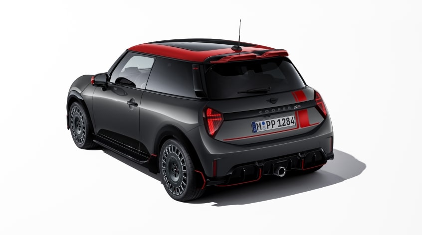 MINI JCW Diffusor schwarz/rot rechts für Hatch (F66) | MINI.de
